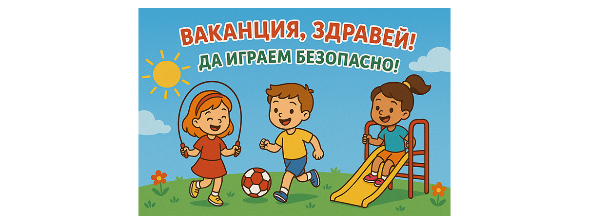 „Ваканция, здравей! Да играем безопасно!“